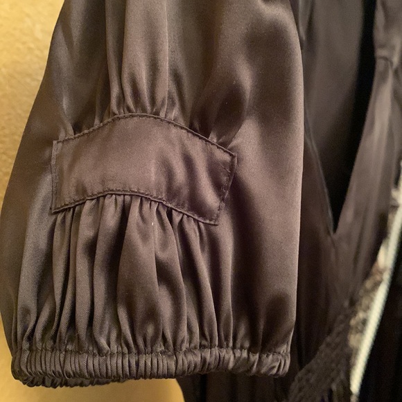 BCBG Satin Dress, Black, Size Small - Picture 6 of 6